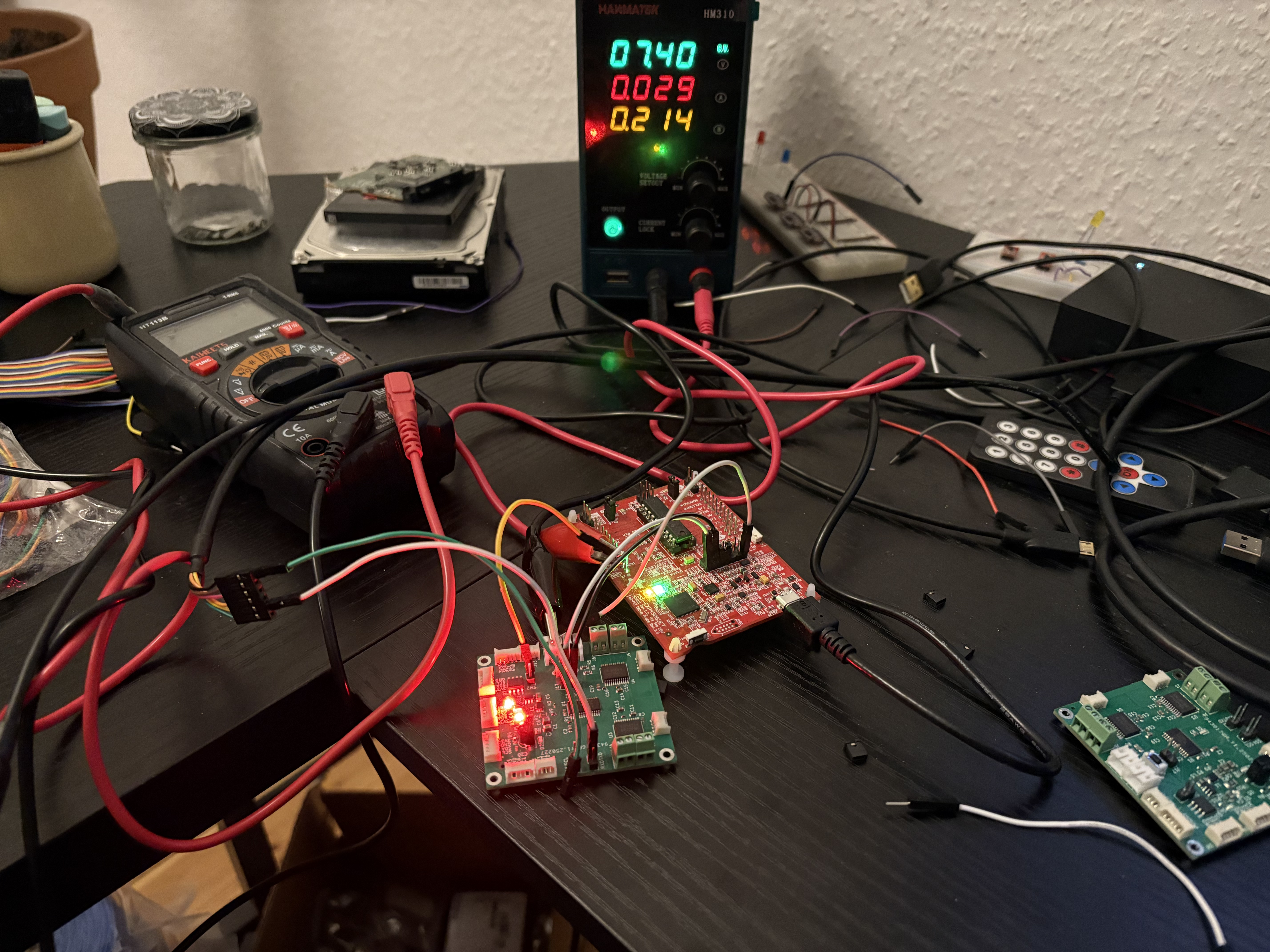 Bringing up the sumobot's custom circuit board